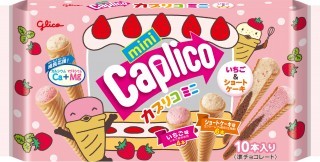 カプリコミニ大袋＜いちご＆ショートケーキ＞　パッケージ画像